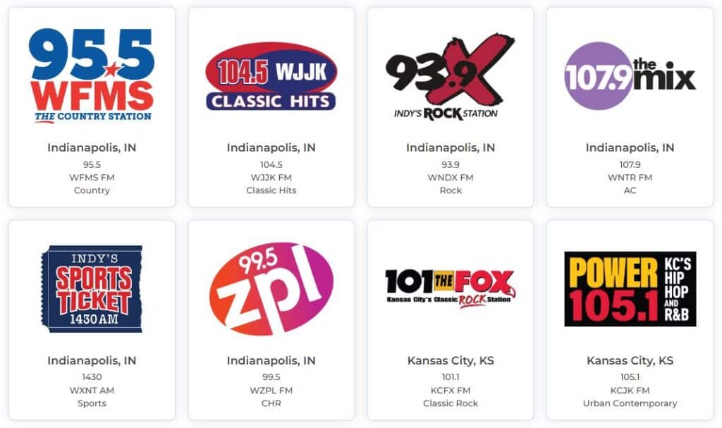 Cumulus Media Radio Station logos